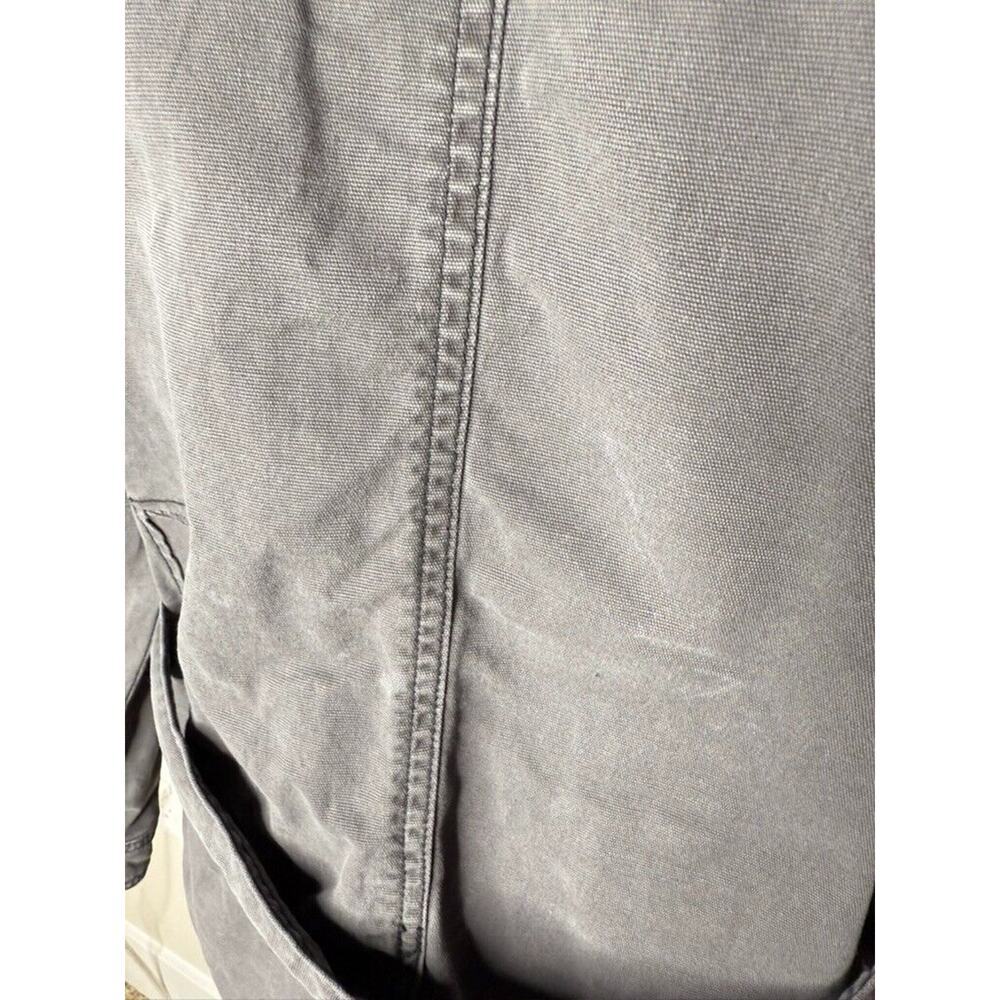 Y2K Anthropologie Unisex Jacket Utility Outdoors Button Denim Oversize Boho Med - Picture 10 of 16